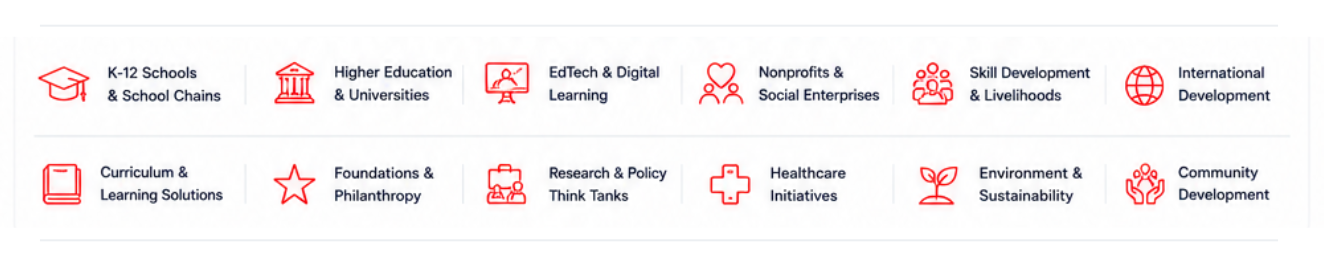 Education & Social Impact ecosystem